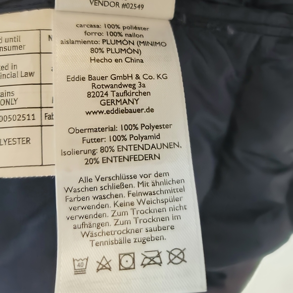 Eddie Bower Women's Down Light Puffer Jacket Size M - Picture 14 of 14